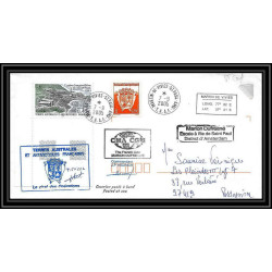 2524 ANTARCTIC terres australes TAAF lettre cover 10 ans du Dufresne 2 Signé signed 56ème mission 7/9/2005 N°349
