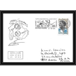 2526 ANTARCTIC terres australes TAAF lettre cover Dufresne 2 Signé signed 42 ème mission 5/10/2005 N° 406