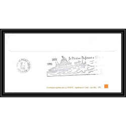 2546 ANTARCTIC terres australes TAAF lettre 10 ans du Dufresne 2 Signé signed OP 2005/4 kerguelen 21/12/2005 N°405