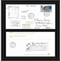 2547 ANTARCTIC terres australes TAAF lettre Dufresne 2 Signé signed OP 2005/4 kerguelen 21/12/2005 N°411 volute