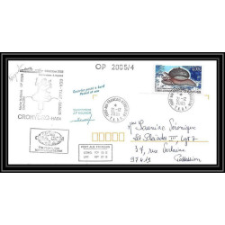 2547 ANTARCTIC terres australes TAAF lettre Dufresne 2 Signé signed OP 2005/4 kerguelen 21/12/2005 N°411 volute