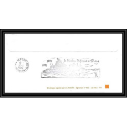 2548 ANTARCTIC terres australes TAAF lettre 10 ans du Dufresne 2 Signé signed OP 2005/4 st paul 27/12/2005 N°417