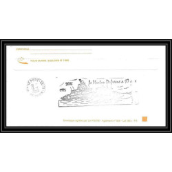 2549 ANTARCTIC terres australes TAAF lettre 10 ans du Dufresne 2 Signé signed OP 2005/4 st paul 27/12/2005 N°409