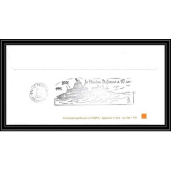 2550 ANTARCTIC terres australes TAAF lettre 10 ans du Dufresne 2 Signé signed OP 2005/4 st paul 27/12/2005 N°414