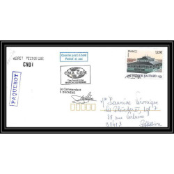 2579 ANTARCTIC MAURICE-Lettre cover Dufresne 2 Signé signed arret technique 5/5/2006