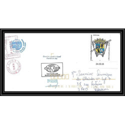 2590 ANTARCTIC taaf Philippines pilipinas mixte Lettre cover Dufresne 2 Signé signed md 155 marco polo 2 2006