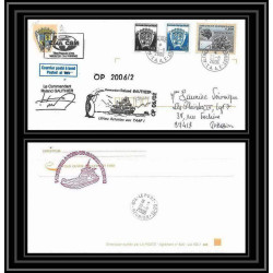 2594 ANTARCTIC terres australes LETTRE Dufresne 2 Signé signed op 2006/2 dernière rotation de gauthier 23/8/2006 N°431