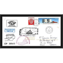 2597 ANTARCTIC terres australes LETTRE Dufresne 2 Signé signed op 2006/2 dernière rotation de gauthier 23/8/2006 N°415