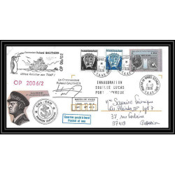 2602 ANTARCTIC terres australes TAAF lettre cover Dufresne 2 Signé signed op 2006/2 N°433 6/9/2006