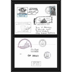 2603 ANTARCTIC terres australes TAAF lettre cover Dufresne 2 Signé signed ULTIME ROTATION GAUTHIER 23/8/2006 437