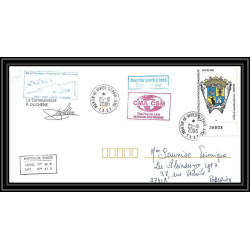 2606 terres australes TAAF lettre cover Dufresne 2 Signé signed MD 157 PLURIEL ST PAUL coin de feuille N°429