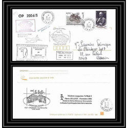 2616 ANTARCTIC terres australes TAAF lettre Dufresne 2 Signé signed op 2006/3 N°435+436 16/11/2006 kerguelen telross