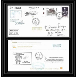 2619 ANTARCTIC terres australes TAAF lettre cover Dufresne 2 Signé signed op 2006/3 N°435+436 23/11/2006 st paul