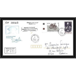 2619 ANTARCTIC terres australes TAAF lettre cover Dufresne 2 Signé signed op 2006/3 N°435+436 23/11/2006 st paul