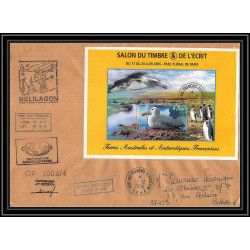 2623 ANTARCTIC terres australes TAAF lettre cover Dufresne 2 Signé signed op 2006/4 bloc N°15 kerguelen 15/12/2006