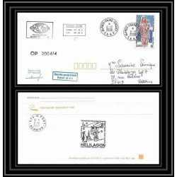 2626 ANTARCTIC terres australes TAAF lettre cover Dufresne 2 Signé signed op 2006/4 crozet 8/12/2006 N°443 helilagon
