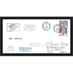 2626 ANTARCTIC terres australes TAAF lettre cover Dufresne 2 Signé signed op 2006/4 crozet 8/12/2006 N°443 helilagon