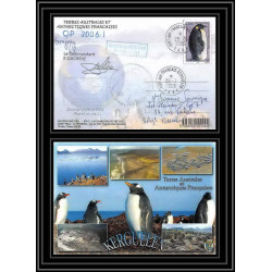 2634 ANTARCTIC terres australes (taaf)-carte postale Dufresne 2 Signé signed OP 2006/1 N°445 29/3/2006