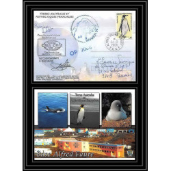 2635 ANTARCTIC terres australes (taaf)-carte postale Dufresne 2 Signé signed OP 2006/1 N°446 24/3/2006