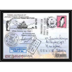 2636 ANTARCTIC terres australes (taaf)-carte postale Dufresne 2 Signé signed OP 2006/2 N°448 6/9/2006
