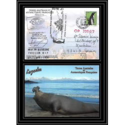 2639 ANTARCTIC terres australes (taaf)-carte postale Dufresne 2 Signé signed OP 2006/2 N°447 20/9/2006