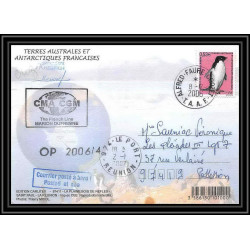 2642 ANTARCTIC terres australes (taaf)-carte postale Dufresne 2 Signé signed OP 2006/4 CROZET N°448 8/2/2006