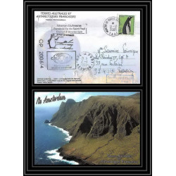 2645 ANTARCTIC terres australes (taaf)-carte postale Dufresne 2 Signé signed OP 2006/4 SAINT PAUL N°447 21/12/2006