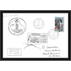 2646 ANTARCTIC terres australes TAAF lettre cover Dufresne 2 44 éme mission BIGOT N°457 1/1/2007