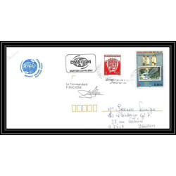 2656 ANTARCTIC terres australes TAAF lettre cover Dufresne 2 Signé signed md 158 durban 2007 N°430