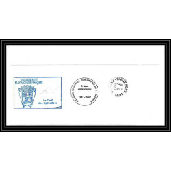 2671 ANTARCTIC terres australes TAAF lettre cover Dufresne 2 Signé signed op 2007/1 crozet 5/4/2007 N°471