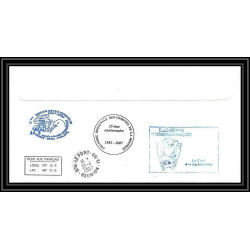 2677 ANTARCTIC terres australes TAAF lettre cover Dufresne 2 Signé signed op 2007/1 KERGUELEN 10/4/2007 N°471