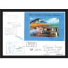 2684 ANTARCTIC terres australes TAAF lettre dufresne Signé signed kerguelen comptes réunion bloc N°16 17/4/2007