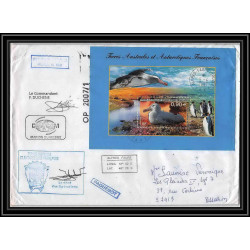 2685 ANTARCTIC terres australes TAAF lettre Dufresne comptes réunion bloc N°16 5/4/2007