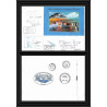 2686 ANTARCTIC terres australes TAAF lettre dufresne Signé signed ST PAUL comptes réunion bloc N°16 17/4/2007