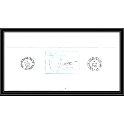 2689 terres australes TAAF lettre Dufresne 2 Signé signed op 2007/1 N°471 17/4/2007 amsterdam oiseaux (birds)