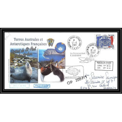 2690 ANTARCTIC terres australes (taaf)- dufresne Signé signed op 2007/1 comptes réunion N°471 17/4/2007 ST PAUL