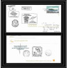2716 ANTARCTIC terres australes (taaf) Dufresne 2 Signé signed op 2007/2 maurice (mauritus) helilagon voyage pilloton