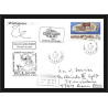 2717 ANTARCTIC terres australes TAAF lettre cover Dufresne 2 Signé signed op 2007/2 N°461 1er voyage pilloton helilagon