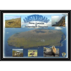 2744 ANTARCTIC terres australes (taaf)-carte postale Dufresne 2 Signé signed op 2007/1 N°445 ST PAUL 17/4/2007