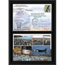 2745 ANTARCTIC terres australes (taaf)-carte postale Dufresne 2 Signé signed op 2007/2 N°447 CROZET 23/8/2007