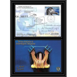 2754 ANTARCTIC terres australes (taaf)-carte postale Dufresne 2 Signé signed op 2007/1 N°464 CROZET 5/4/2007