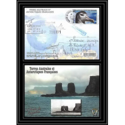 2755 ANTARCTIC terres australes (taaf)-carte postale Dufresne 2 Signé signed op 2007/1 N°464 KERGUELEN 17/4/2007