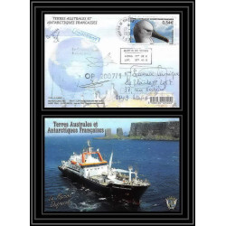 2756 ANTARCTIC terres australes (taaf)-carte postale Dufresne 2 Signé signed op 2007/1 N°467 ST PAUL 17/4/2007