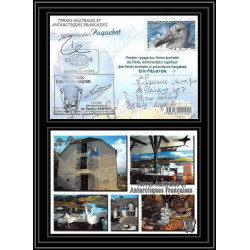 2757 ANTARCTIC terres australes (taaf)-carte postale Dufresne 2 Signé signed op 2007/2 N°465 CROZET 23/8/2007