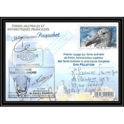 2757 ANTARCTIC terres australes (taaf)-carte postale Dufresne 2 Signé signed op 2007/2 N°465 CROZET 23/8/2007