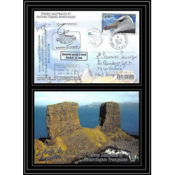 2758 ANTARCTIC terres australes (taaf)-carte postale Dufresne 2 Signé signed op 2007/2 N°466 KERGUELEN 28/8/2007