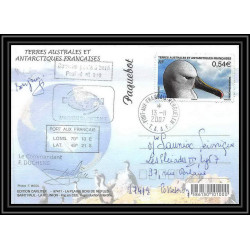 2760 ANTARCTIC terres australes (taaf)-carte postale Dufresne 2 Signé signed op 2007/3 N°467 KERGUELEN 13/11/2007