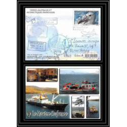 2761 ANTARCTIC terres australes (taaf)-carte postale Dufresne 2 Signé signed op 2007/3 N°465 ST PAUL 27/11/2007