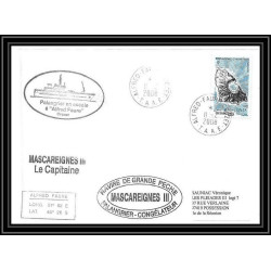 2766 ANTARCTIC terres australes TAAF lettre cover Dufresne 2 Signé signed N°506 MASCAREIGNES 3 escale 11/2/2008