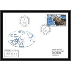 2768 ANTARCTIC terres australes TAAF lettre cover Dufresne 2 Signé signed N°511 ker 58 25/1/2008 sea elephant